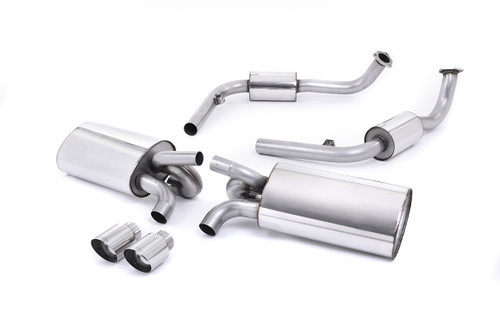 Porsche 987 S 3.2 Boxter/Cayman (Gen 1) - Cat-Back Exhaust System with Polished Trims