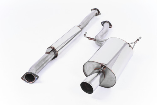 Mitsubishi Evo 9/IX - Cat Back Exhaust System with Polished Trim
