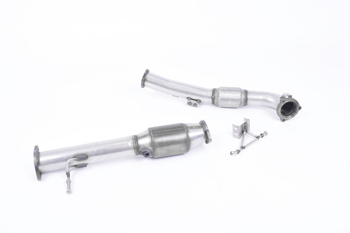 Ford Focus MK2 RS - Large Bore Downpipe with Hi-Flow Sports Catalyst (For Milltek Cat-Back)