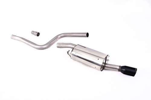 Ford Fiesta MK6 Zetec-S - Non-Resonated (Louder) Cat-Back Exhaust System - fits to ST150 Rear Valance Insert