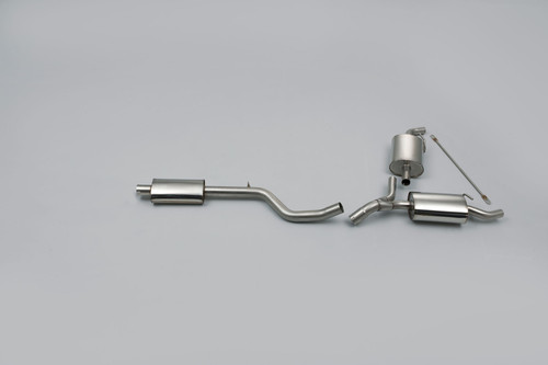 Renault Clio 200 (Inc. Cup) - Resonated (Quieter) Cat-Back Exhaust System - Uses OE Trims