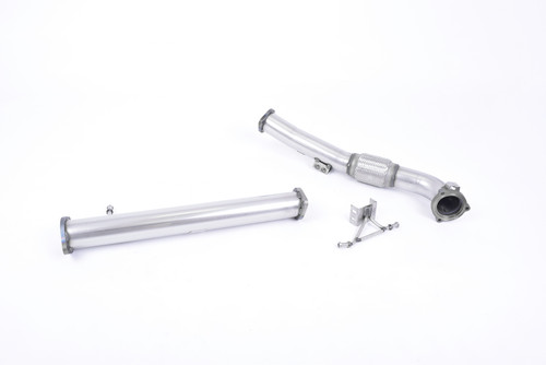 Ford Focus MK2 RS - Large Bore Downpipe with Catalyst Delete (For Milltek Cat-Back)