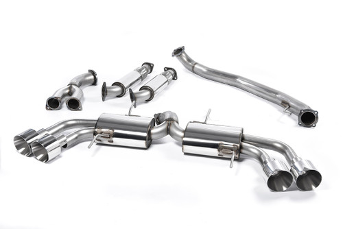 Nissan GT-R R35 - Primary Cat-Back 90MM Exhaust Systems with Polished Tips