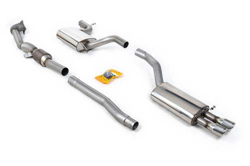 Skoda Octavia vRS 2.0T FSi - Resonated (Quieter) Turbo-Back Exhaust System with Hi-Flow Sports Catalyst