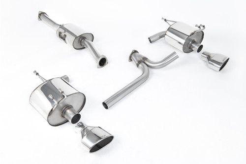 Honda S2000 AP2 - Twin Rear Silencer with Polished Tips