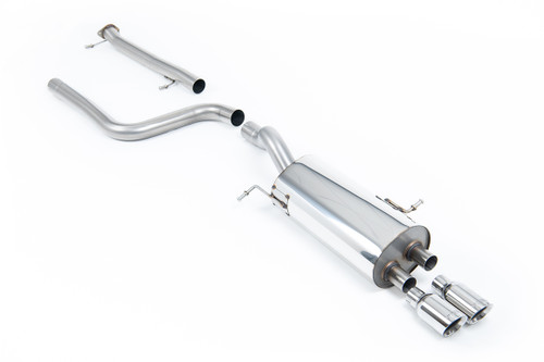 Ford Fiesta MK7/7.5 ST 1.6 - Non-Resonated (Louder) Cat-Back Exhaust System with Polished Tips