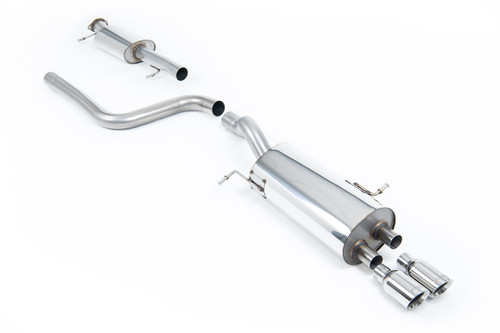 Ford Fiesta MK7/7.5 ST 1.6 - Resonated (Quieter) Cat-Back Exhaust System with Polished Tips