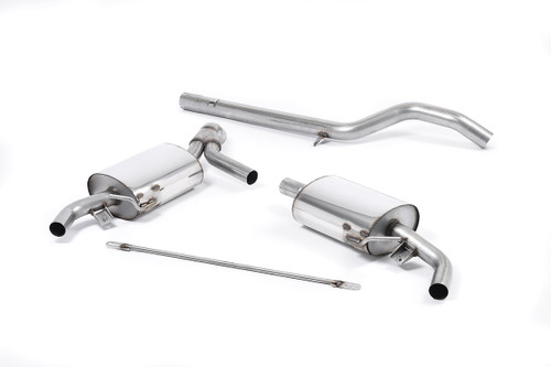 Renault Clio 200 (Inc. Cup) - Non-Resonated (Louder) Cat-Back Exhaust System - Uses OE Trims