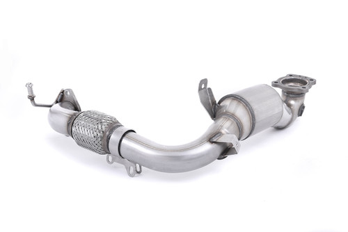 Ford Fiesta MK7/7.5 Ecoboost 1.0T - Large Bore Downpipe with Hi-Flow Sports Catalyst (For OE Cat-Back)