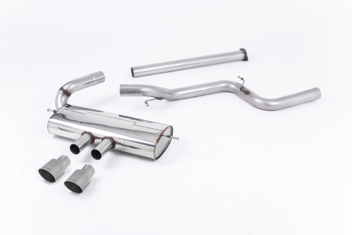 Ford Focus MK3 ST 5 door Hatchback - Non-Resonated (Louder) Cat-Back Exhaust System with Titanium Tips