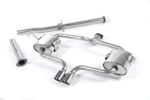 Mini Cooper S R53 - Non-Resonated (Louder) Cat-Back Exhaust System with Polished Trims