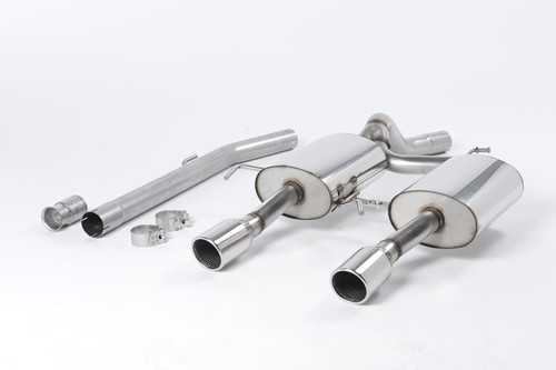 Renault Clio 182 2.0 16V - Non-Resonated (Louder) Cat-Back Exhaust System with Dual Polished Trims