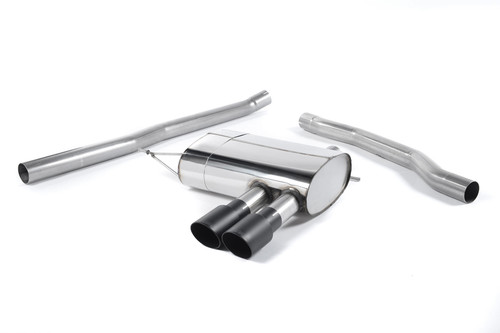 Mini Cooper S F56 - Non-Resonated (Louder) Cat-Back Exhaust System with Cerakote Black Tips