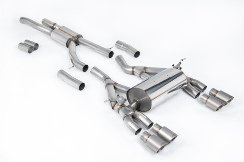 BMW F80 M3/F82 M4 - Cat-Back Exhaust System with Titanium Trims