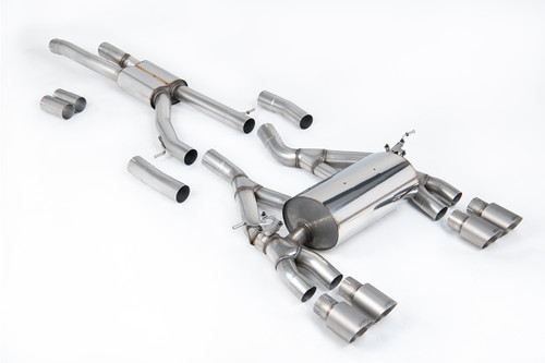 BMW F80 M3/F82 M4 - Race (Loudest) Cat-Back Exhaust System with Titanium Trims