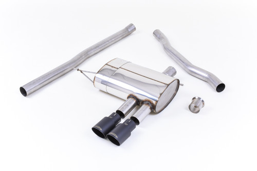 Mini Cooper S F56 - Non-Resonated (Louder) Cat-Back Exhaust System with Cerakote Black Tips