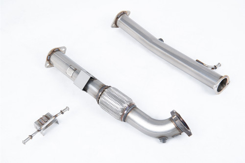 Ford Focus MK2 ST 225 - Large Bore Downpipe with Catalyst Delete (For Milltek 2.75" Cat-Back)