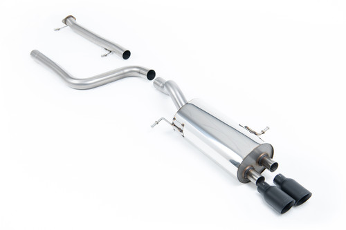 Ford Fiesta MK7/7.5 ST 1.6 - Non-Resonated (Louder) Cat-Back Exhaust System with Cerakote Black Tips