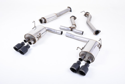 Subraru Impreza WRX & STi (2014 - 2021) - Resonated (Quieter) Cat-Back Exhaust System with MSUB169 Connector & Cerakote