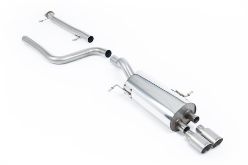 Ford Fiesta MK7/7.5 ST 1.6 - Non-Resonated (Louder) Cat-Back Exhaust System with Titanium Tips