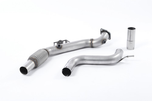Ford Mustang 2.3 (S550/S650 Fastback) - Large Bore Downpipe with Catalyst Delete (For Milltek Cat-Back)