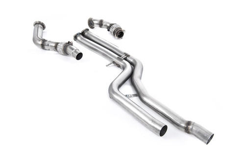 BMW F80 M3/F82 M4 - Large Bore Downpipe with Catalyst Delete (For Milltek Cat-Back)