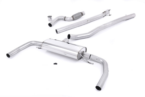 Mercedes CLA45 AMG - Non-Valved & Non-Resonated (Louder) Cat-Back Exhaust System - Uses OE Trims