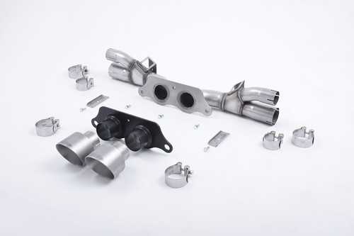 Porsche 991.1/991.2 GT3 & GT3 RS - Cat-Back Exhaust System with Titainium GT-100 Trims