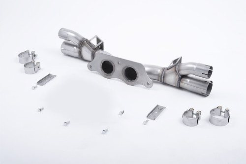 Porsche 991.1/991.2 GT3 & GT3 RS - Rear Silencer Bypass - Re-uses OE Trims