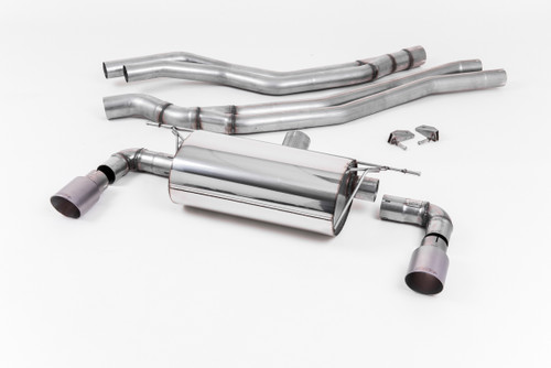 Resonated (Quieter) Cat-Back Exhaust System with Titanium GT-90 Trims