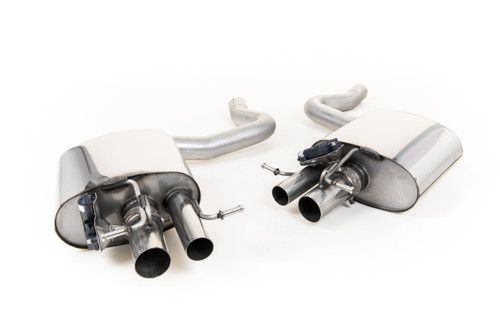 Mercedes C63/C63S W205 Saloon (Non GPF Models) - Rear Silencers for OE Valve Control