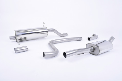 Ford Fiesta MK8 1.0T ST Line (Non GPF Models) - Resonated (Quieter) Cat-Back Exhaust System with GT-90 Titanium Trim