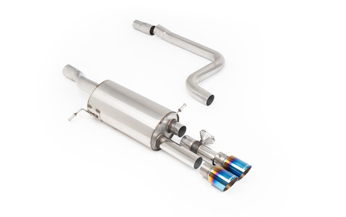 Ford Fiesta MK8 ST 1.5 (Pre Sept 2020) - Resonated GPF/OPF-Back Exhaust System with Burnt Titanium GT-90 Trims