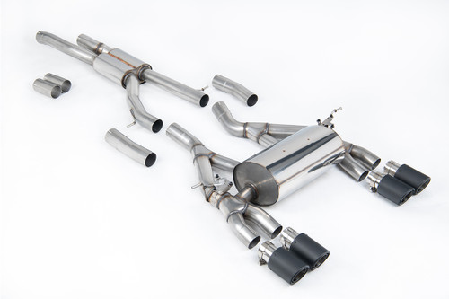 BMW F80 M3/F82 M4 - Cat-Back Exhaust System with Carbon Trims