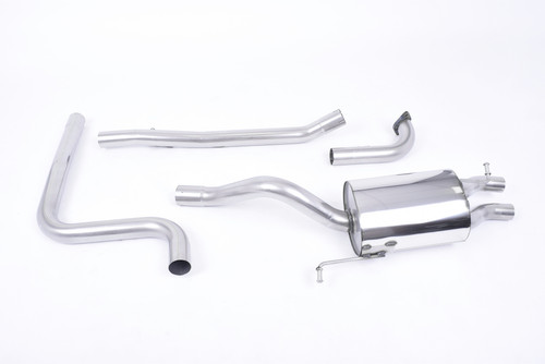 Ford Fiesta MK7/7.5 Ecoboost 1.0T - Non-Resonated (Louder) Cat-Back Exhaust System with Carbon Fibre Jet-80 Tips