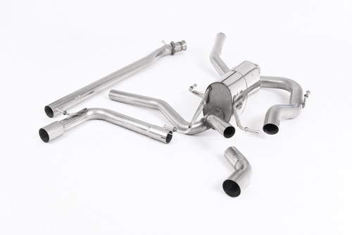 Suzuki Swift Sport 1.4 BoosterJet - Non-Resonated (Louder) Cat-Back Exhaust System with GT-115 Titanium Trims
