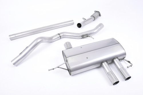 Renault Megane Renaultsport 280 (Non GPF Models) - Non-Resonated Cat-Back Exhaust System - Uses OE Tips