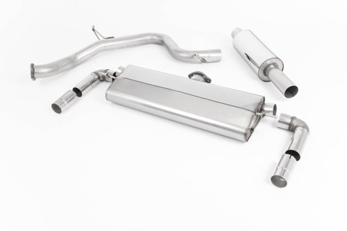 Seat Leon Cupra 300 2.0 TSI (Non GPF Models) - Road+ Cat-Back Exhaust System with Quad GT-80 Polished Tips