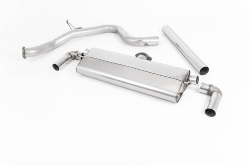 Seat Leon Cupra 300 2.0 TSI (Non GPF Models) - Non-Resonated (Louder) Cat-Back Exhaust System with Cerakote Black Oval Tips
