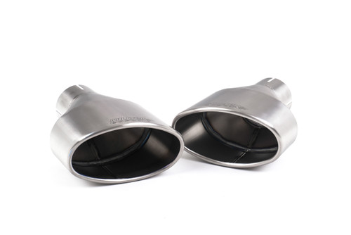 Audi TTRS MK3 Quattro - Resonated (Quieter) Cat-Back Exhaust System with Titanium Oval Trims