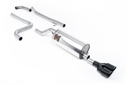 Ford Fiesta MK8 1.0T ST Line (Non GPF Models) - Road+ Cat-Back Exhaust System with Twin GT-90 Cerakote Black Trims