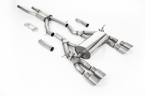 BMW F80 M3/F82 M4 - GPF / OPF Back Road Exhaust System with Titanium GT-90 Trims