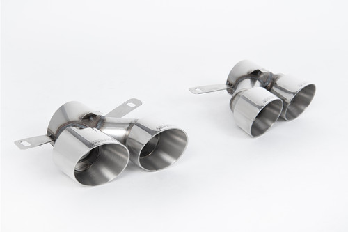 Mercedes A35 AMG W177 Hatch (GPF Models) - Polished Quad Outlet Trims