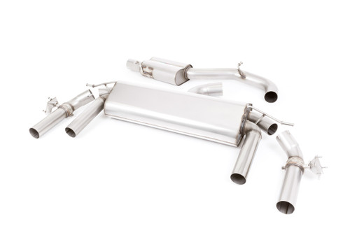Seat Ateca Cupra 300 4Drive (GPF Models) - Resonated (Quieter) GPF/OPF-Back Exhaust System with JET-100 Carbon Trims