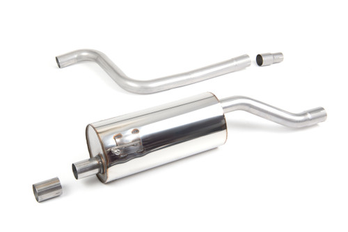 Ford Fiesta MK8 1.0T ST Line - Resonated (Quieter) GPF-Back Exhaust System with ST Style with Twin GT-90 Polished Trims