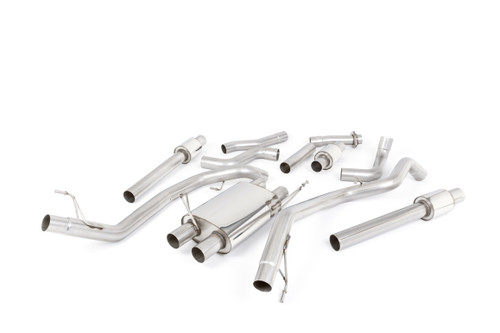 Ford F150 Raptor V6 Supercrew (Gen 2) - Cat-Back Exhaust System with GT-115 Polished Trims
