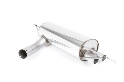 Valved Rear Silencer with GT-80 Cerakote Black Trims
