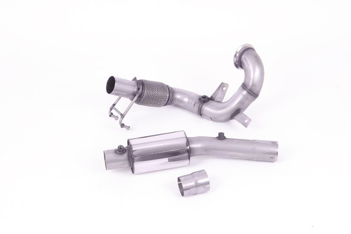 VW Polo GTI 2.0 TSI (AW - 5 Door/Pre Facelift/GPF Models) - Resonated (Quieter) Downpipe & De-Cat - For OE Cat-Back