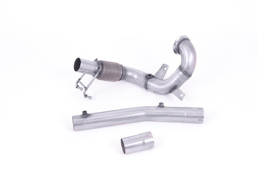 VW Polo GTI 2.0 TSI (AW - 5 Door/Pre Facelift/GPF Models) - Non-Resonated (Louder) Downpipe & De-Cat - For Milltek Cat-Back
