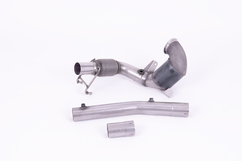 VW Polo GTI 2.0 TSI (AW - 5 Door/Pre Facelift/GPF Models) - Non-Resonated (Louder) Downpipe with Hi-Flow Sports Cat - For